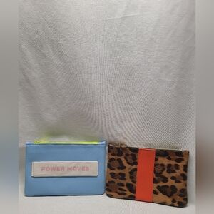 Ipsy Glam Bags March 2022/November 2022 Makeup Case, "Power Moves" leopard Print